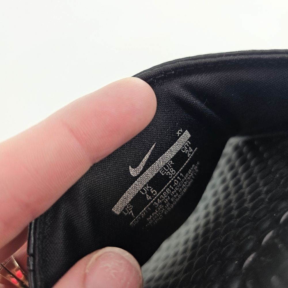 Nike 7 slides sandals slip on womens black gym workout - Picture 5 of 5